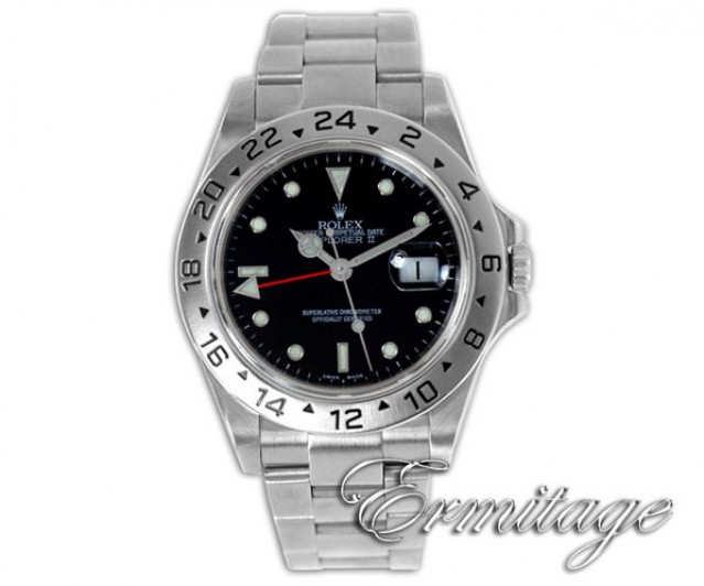 1999 Rolex Explorer II 16570 Steel Black